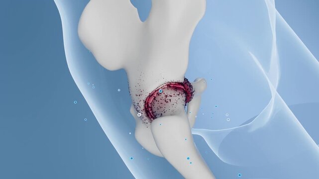 3D Demonstration of Hip Joint Injury Repair