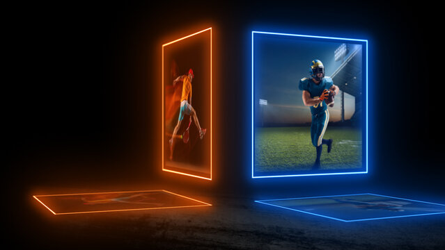 Neon Lights 11 &ndash; Glowing Neon Light Effects, Colorful Electric Beams, Vibrant Illuminated Animations and Futuristic Motion Graphics for Professional Video Editing