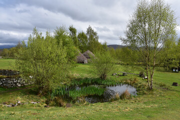 Historic Highland Croft Settlement Preserving Scottish Ancestry and Traditions © dejavudesigns