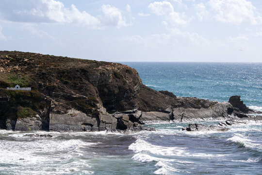 Rugged Coastal Cliffs Overlooking the Dramatic Atlantic Ocean
