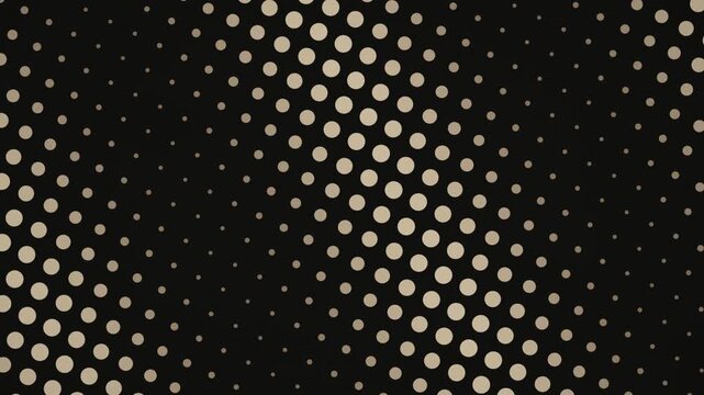 Undulating dot matrix in champagne seamless motion background