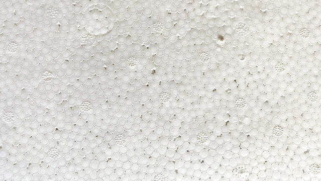 Expanded polystyrene styrofoam sheet texture pattern background
