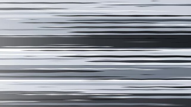 Dynamic monochrome speed lines background texture, abstract horizontal motion effect illustration