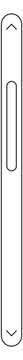 Scroll element. Vertical bar black line icon