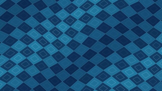 Abstract blue geometric diamond background pattern