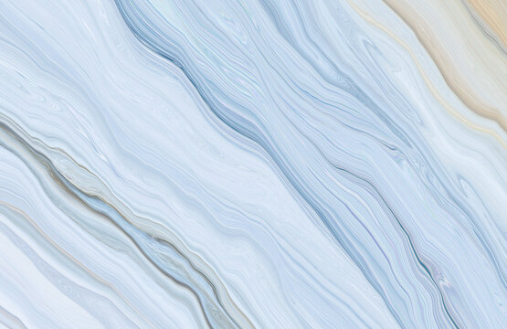 Marble rock texture blue ink pattern liquid swirl paint white dark that is Illustration background for do ceramic counter tile silver gray that is abstract waves skin wall luxurious art ideas concept.