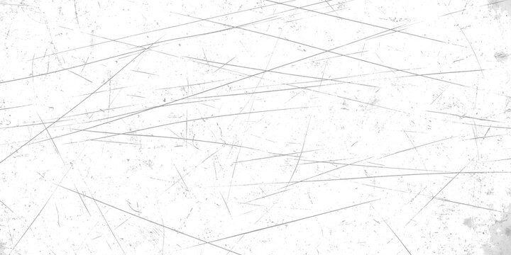 Grunge texture with deep scratches and dust particles on a transparent background