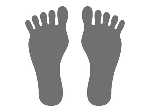 足跡のベクターイラスト素材4