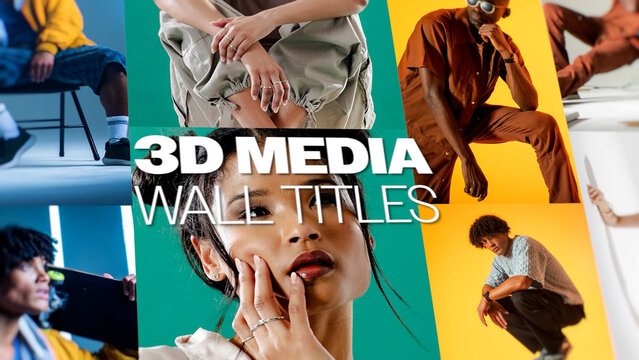 3D Media Wall Titles