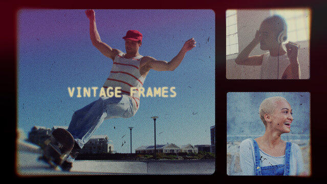 Minimal Retro Style Frames