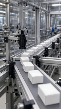 Automated Medicine Bottle Inspection System on Pharmaceutical Production Conveyor