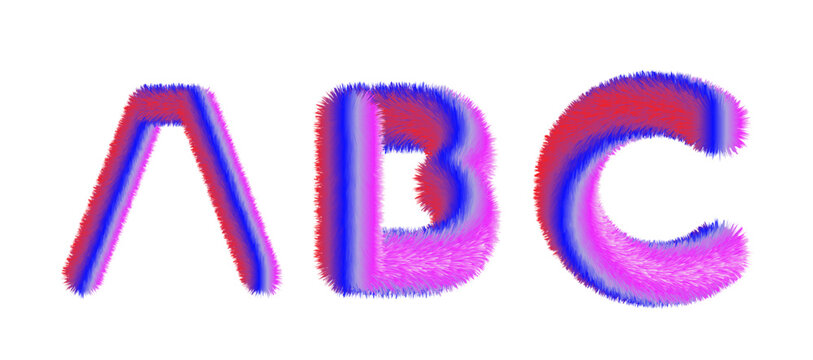 Alphabet letter typography art design element vector with character colorful gradient illustration abstract creative education learning