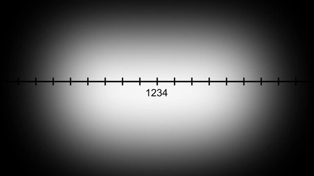 Countdown timeline animation from 2026 to year 0.4k