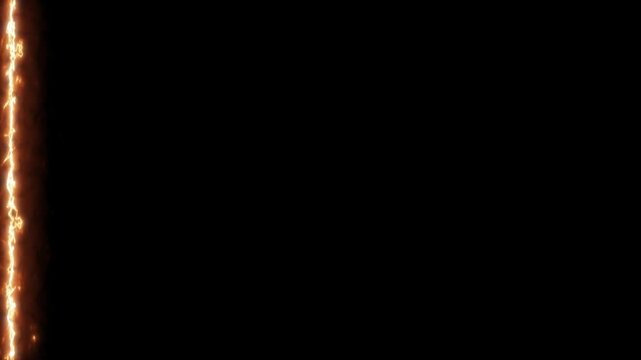 Glowing neon bar animation. Vertical laser beam scanning through a dark futuristic space with bright sci-fi light and smooth motion. Neon light overlay, seamless 4k loop.