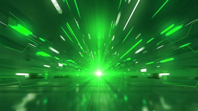 AI Copilots Sci-Fi Futuristic Tunnel