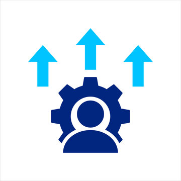Upgrade Icon. Upgrade icon representing improvement, advancement, and enhanced capabilities. Vector Illustration.
