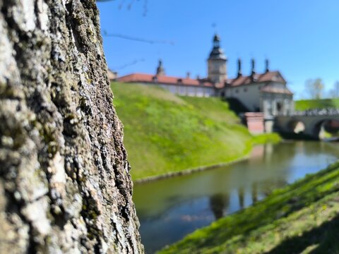 Beautiful medieval castle in Belarus. The legacy of the Radziwills Nesvizh Castle.