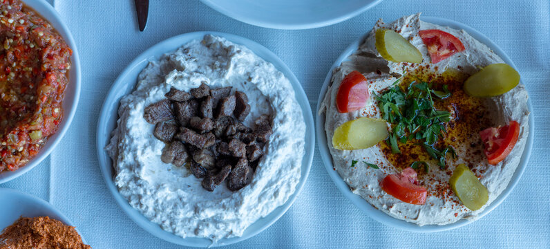 Antakya cuisine appetizer on table
