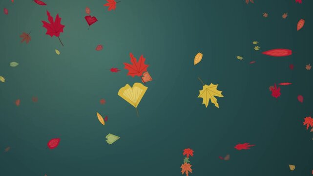 Falling Autumn Leaves Animation for Seasonal Marketing