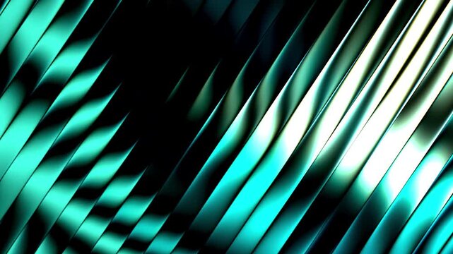Abstract glowing blue and white metallic fluid waves moving dynamically across a dark futuristic tech background pattern