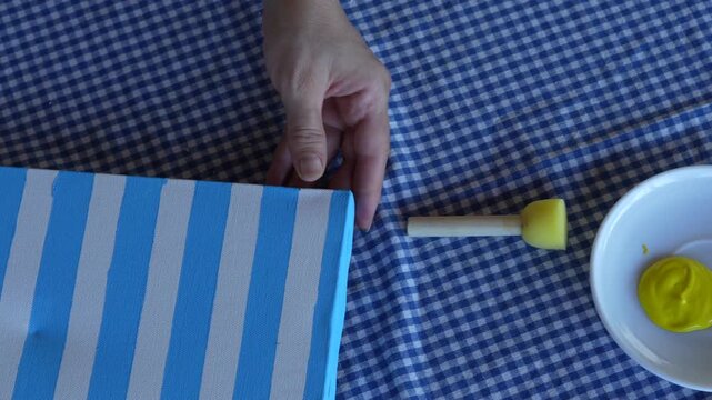 hobby painting with silicon lemon
