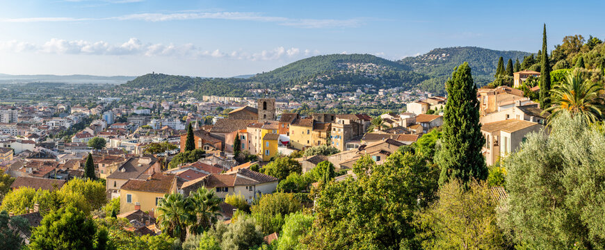 Hy&egrave;res, France - September 20, 2026: View of the Old town and St. Paul&rsquo;s Church of Hyeres (Hy&egrave;res), France
