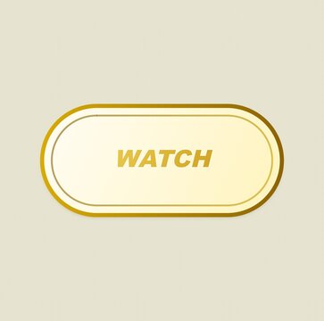 Vintage watch button with word watch
