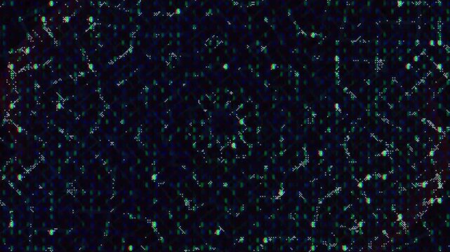 Abstract Domain Warp Marble with Kaleidoscope in Red and Orange Loop