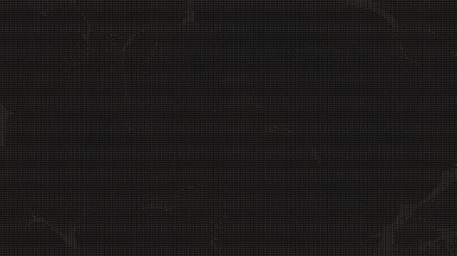 Abstract Mandelbulb Fractal with CRT Display and Pixel Sorting Motion