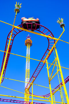 typical tracks of a rollercoaster