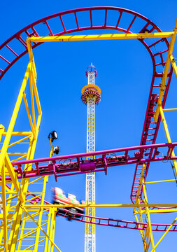 typical tracks of a rollercoaster