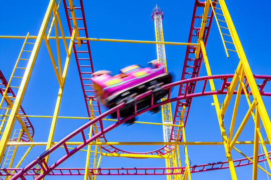 typical tracks of a rollercoaster