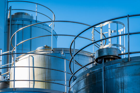 modern industry silo in austria