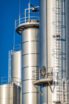 modern industry silo in austria