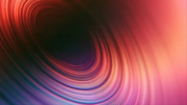 abstract dynamic swirling vortex background with colorful neon pink orange and purple light trails creating deep black hole tunnel effect digital art wallpaper dynamic motion graphics design