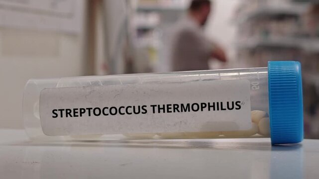 STREPTOCOCCUS THERMOPHILUS probiotic microorganism supplement for gut microbiome and digestive health