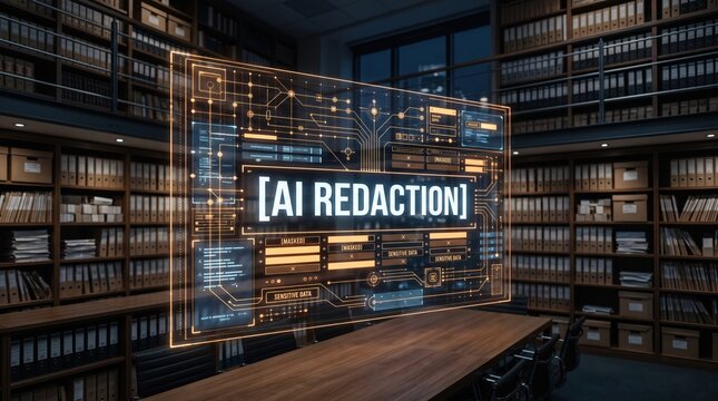 Artificial Intelligence Redaction System Digitally Processing Sensitive Information in a Traditional Archival Library Setting for Enhanced Data Security and Privacy