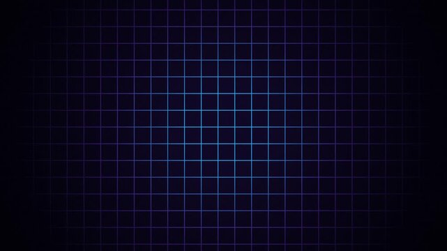 Neon cyan digital grid seamless loop background