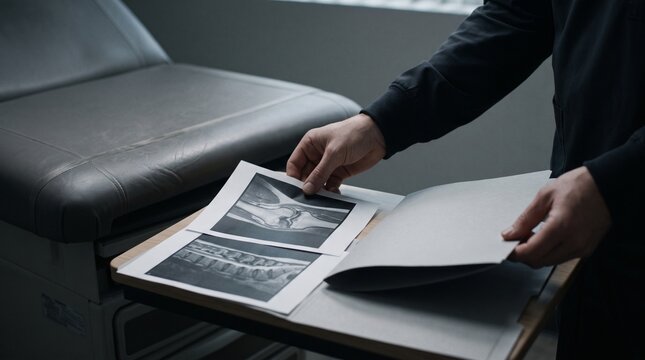Anonymous scan printouts prepared for referral