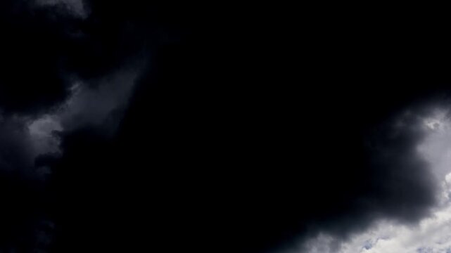 Time-lapse, Dramatic cloud atmosphere with thunderclouds, Austria
