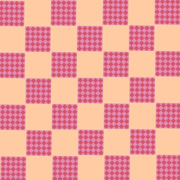 seamless pattern with cream and pink