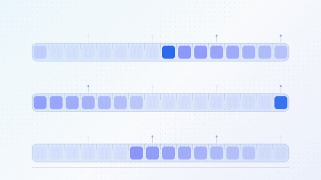Education blue e-learning online course seamless loop background
