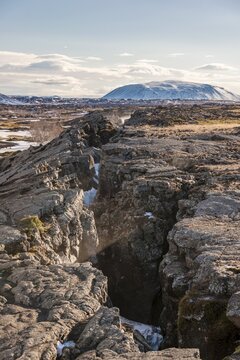 Continental rift between North American and Eurasian Plate, Mid-Atlantic Ridge, Rift Valley, Silfra Fissure, Krafla, North Iceland, Iceland
