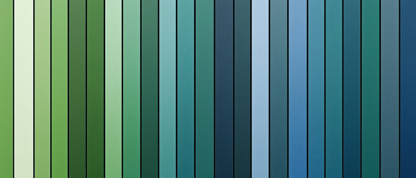 Abstract background with vertical color bands in a gradient from light green to deep blue, featuring a subtle grainy texture