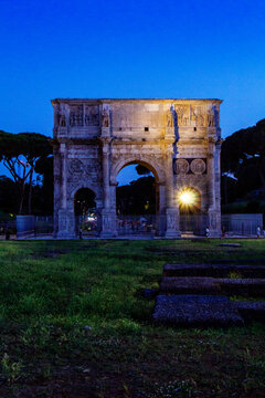 The Arch of Constantine in Early Evening, Rome, Italy on May 24th, 2026
