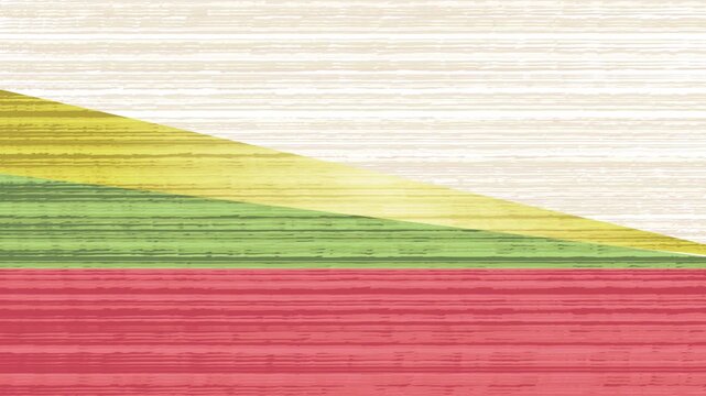 Colorful Abstract Geometric Layers 4K