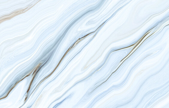 Marble rock texture blue ink pattern liquid swirl paint white dark that is Illustration background for do ceramic counter tile silver gray that is abstract waves skin wall luxurious art ideas concept.
