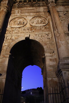 The Arch of Constantine in the Early Evening, Rome, Italy on May 24th, 2026