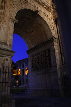 The Arch of Constantine in the Early Evening, Rome, Italy on May 24th, 2026