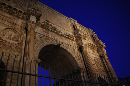 The Arch of Constantine in the Early Evening, Rome, Italy on May 24th, 2026